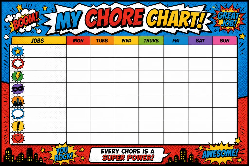 Chore Chart Bonus A