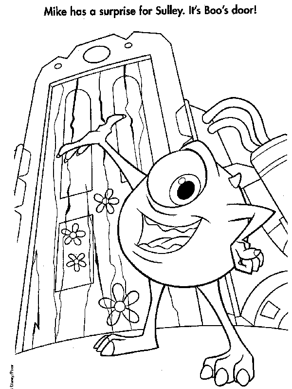 Monsters Inc Coloring Book