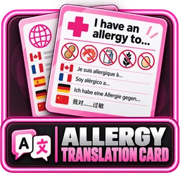 Allergy Translation Card