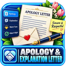 Apology & Explanation Letter